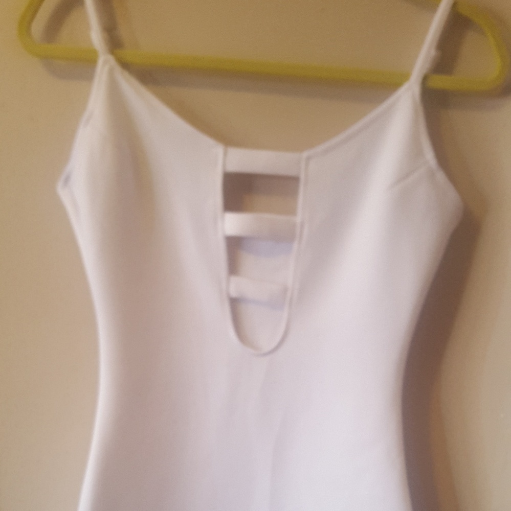 White elegant evening wear